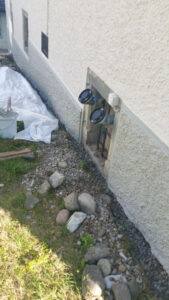 Foto der Arbeit von der reu gmbh beim Pfarrhaus Birmensdorf