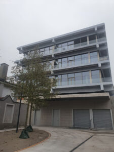 Referenzbild der Arbeit von der reu gmbh beim Neubau Annex auf dem Postareal Baden.