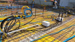 Referenzbild der Arbeit von der reu gmbh beim Neubau Annex auf dem Postareal Baden.