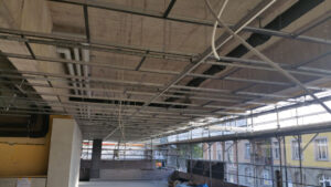 Referenzbild der Arbeit von der reu gmbh beim Neubau Annex auf dem Postareal Baden.