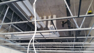 Referenzbild der Arbeit von der reu gmbh beim Neubau Annex auf dem Postareal Baden.