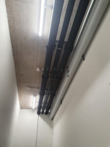 Referenzbild der Arbeit von der reu gmbh beim Neubau Annex auf dem Postareal Baden.